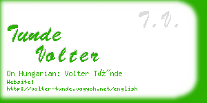 tunde volter business card